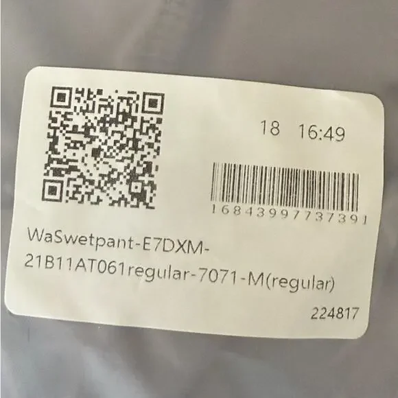 NWT Halara Cloudful Air High Waisted Drawstring Joggers in Gray Medium - Picture 10 of 10